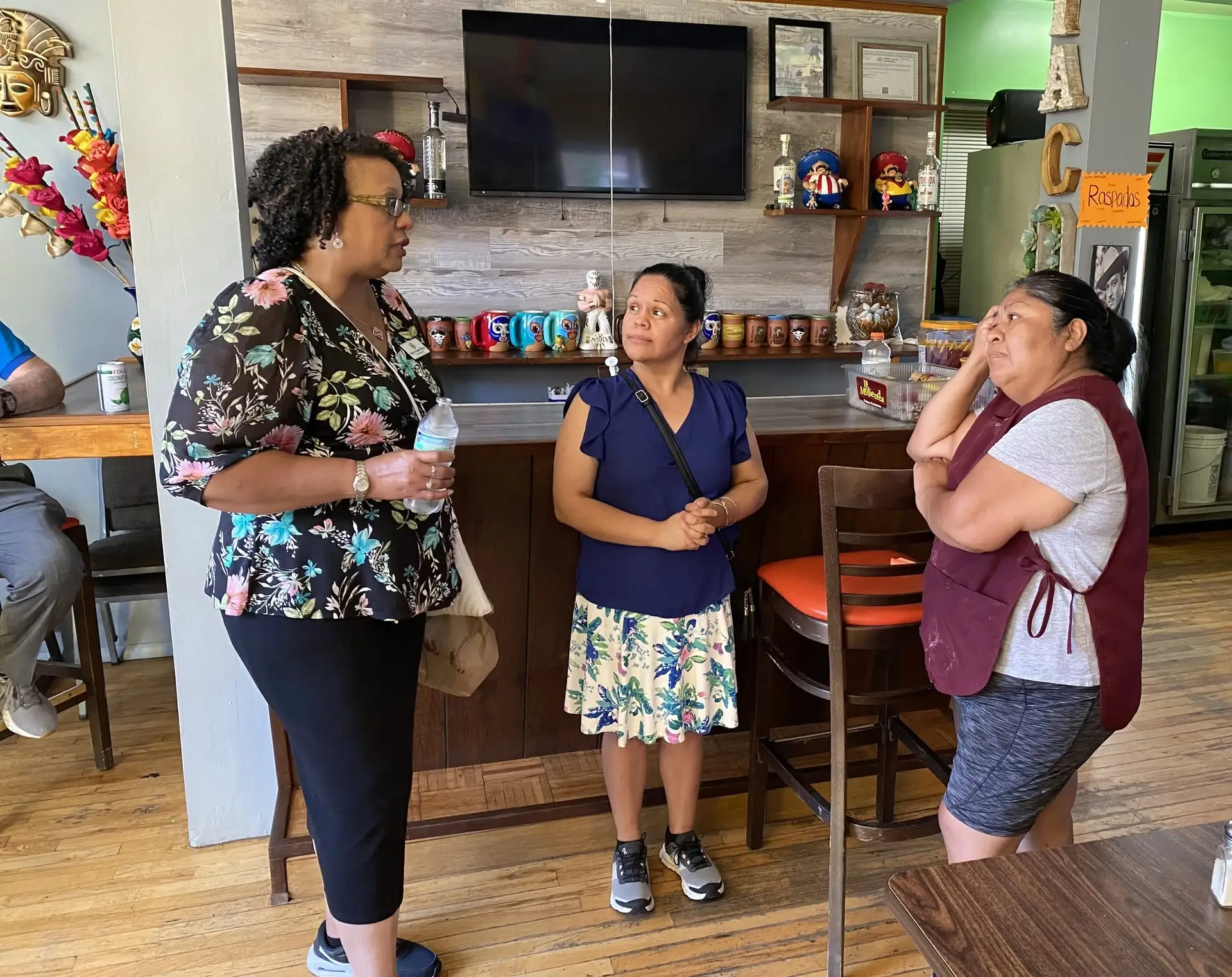 Visit to Main Street establishments during the community gathering